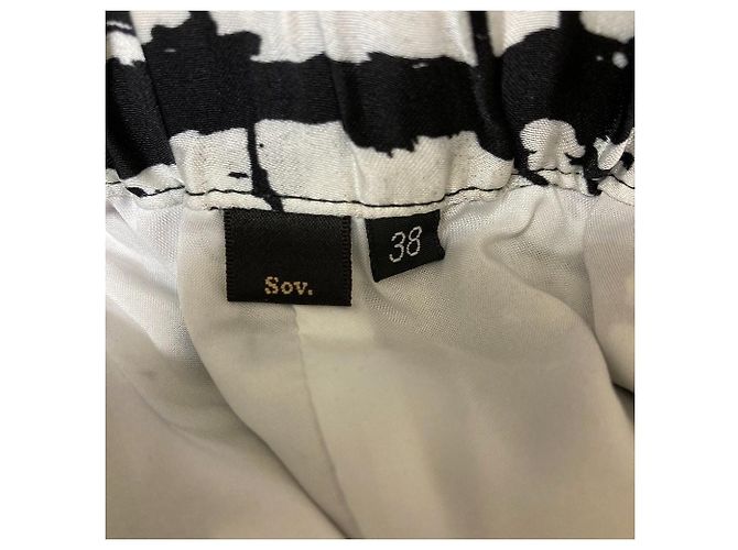 Autre Marque Falda con estampado Sov. DOUBLE STANDARD CLOTHING Negro - vista 5
