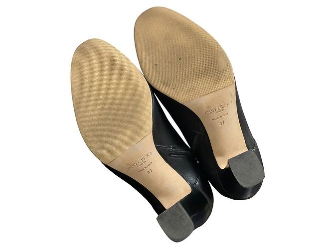Leder-Stiefeletten BLANKA 85 JIMMY CHOO Schwarz - Ansicht 6