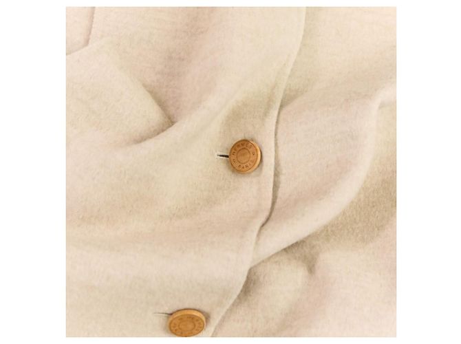Chaleco largo de cachemira Hermès 3H0191DB Beige - vista 6