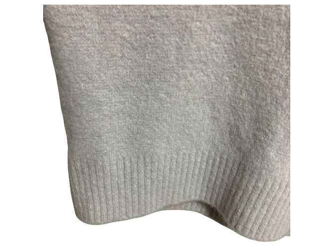 ami alexandre mattiussi OFF WHITE ADC SWEATER Alpaka Strickpullover Braun - Ansicht 5