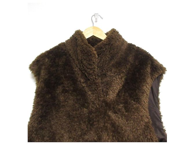 Autre Marque MUSE de Deuxieme Classe TEDDY BOA VEST Chaleco de boa Castaño - vista 4
