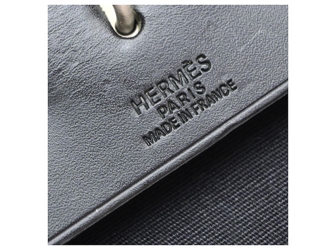 Hermès Hermes Herbag A Dos Toile big Nero - vista 6