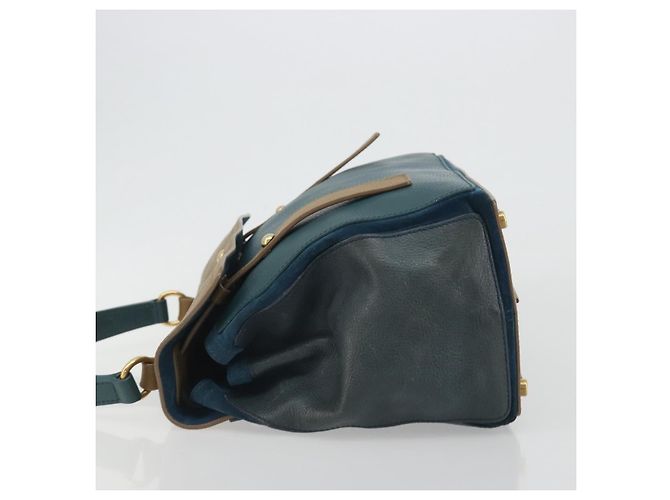 Saint Laurent Tricolor Muse Two Leather Medium Multicor - vista 4