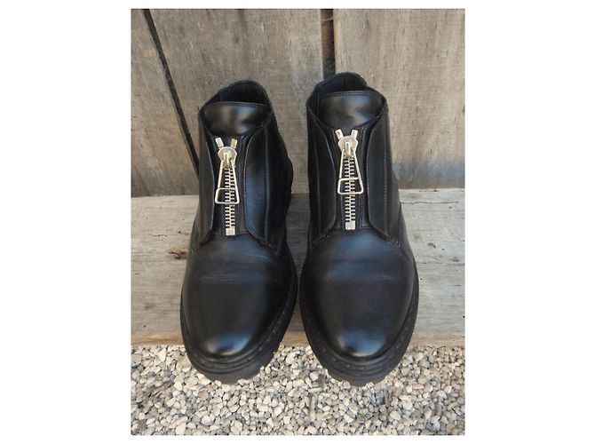Stivaletti Balenciaga in pelle nera Nero - vista 3