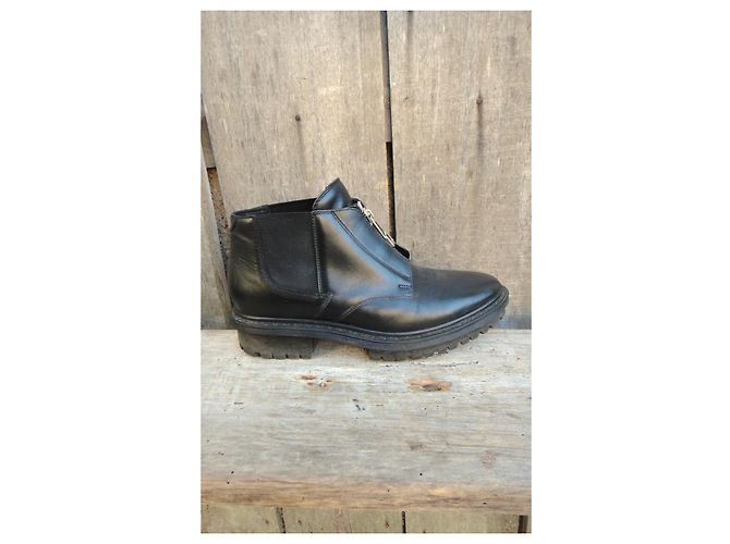 Stivaletti Balenciaga in pelle nera Nero - vista 8