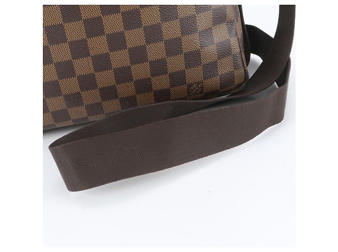 Borsa a tracolla in pelle Louis Vuitton Damier Naviglio N45255 - vista 2