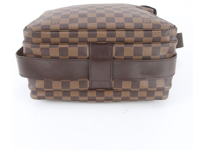 Borsa a tracolla in pelle Louis Vuitton Damier Naviglio N45255 - vista 5