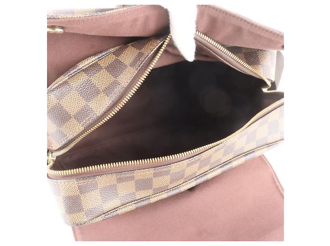 Borsa a tracolla in pelle Louis Vuitton Damier Naviglio N45255 - vista 7