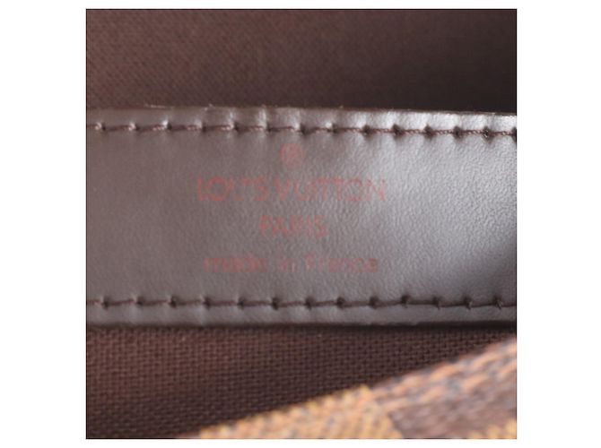 Borsa a tracolla in pelle Louis Vuitton Damier Naviglio N45255 - vista 8