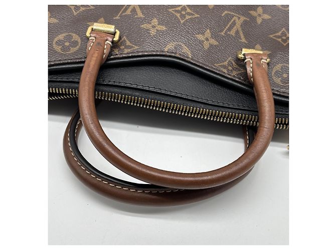 Tote Pallas Louis Vuitton em canvas Monogram com couro BB Marrom - vista 5