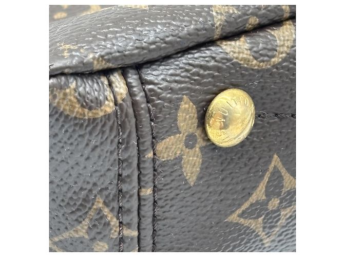 Tote Pallas Louis Vuitton em canvas Monogram com couro BB Marrom - vista 6