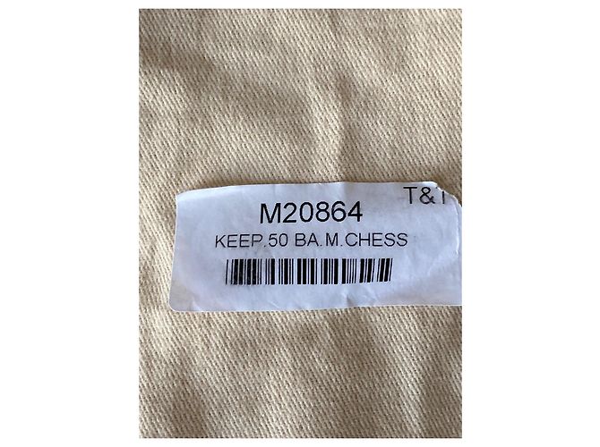 Louis Vuitton Keepall 50 Bicolor Monogram Chess Castaño Monograma - vista 11