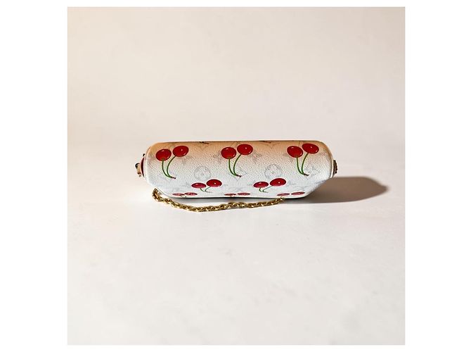 Louis Vuitton Portafoglio con catena Ivy Monogram Cherry Bianco Rosso - vista 4