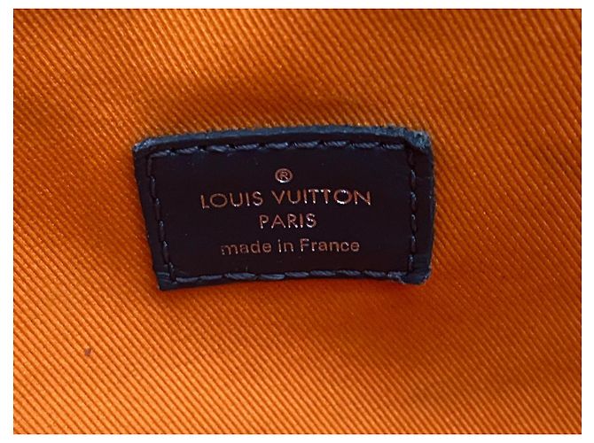 Louis Vuitton Keepall 50 Monogram Galaxy in tela Blu Grigio Monogramma - vista 11