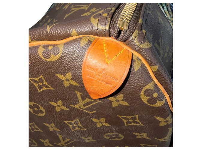 Louis Vuitton Keepall 50 Custom Van Gogh 'Terrazza del Caffè la Sera' Marrone Multicolore Beige - vista 11