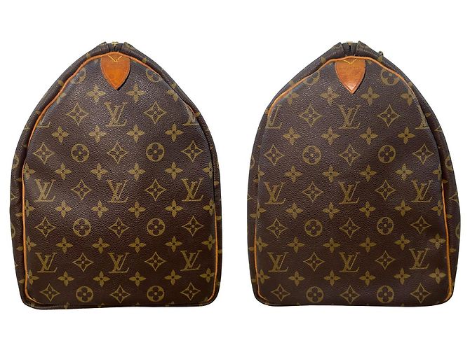 Louis Vuitton Keepall 50 Custom Van Gogh 'Terrazza del Caffè la Sera' Marrone Multicolore Beige - vista 4