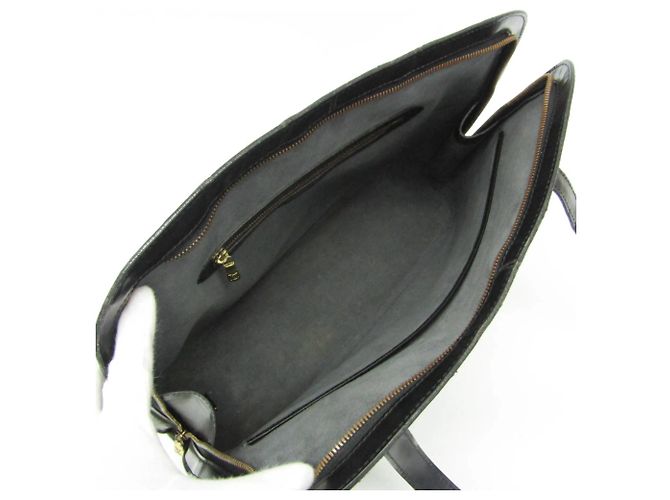 Louis Vuitton Lussac en piel Epi Negro - vista 2