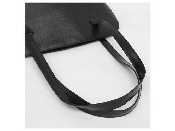 Louis Vuitton Lussac en piel Epi Negro - vista 5
