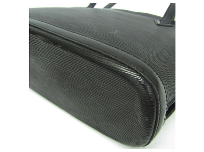 Louis Vuitton Lussac en piel Epi Negro - vista 7