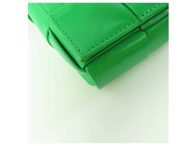 Bottega Veneta Candy Cassette Maxi Intrecciato Leather Mini Verde - vista 6