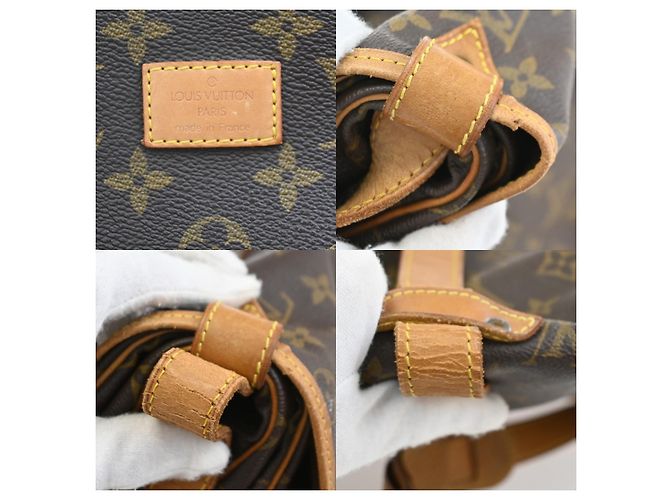 Louis Vuitton Saumur Monogram Canvas 35 Marrone - vista 6