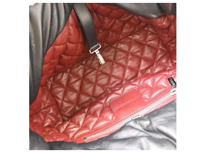 Chanel Coco Cocoon Reversible Tote aus gestepptem Lammleder Medium Schwarz - Ansicht 3