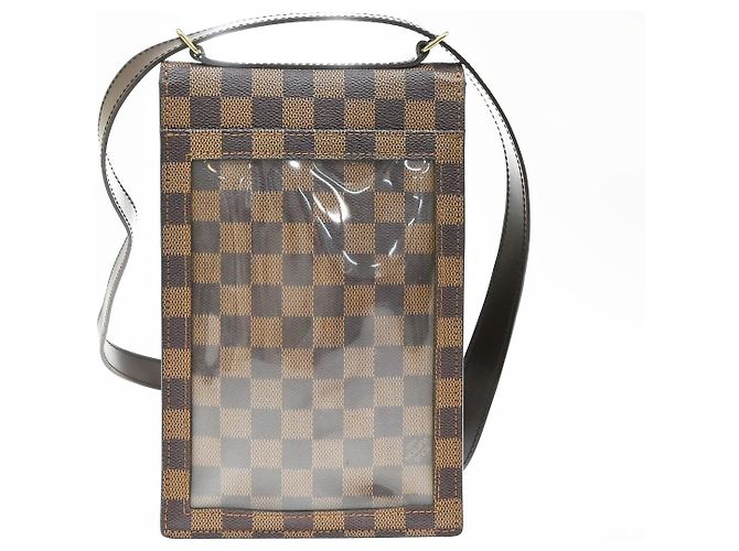 Louis Vuitton Portobello Messenger Damier Ebene Marrone - vista 2