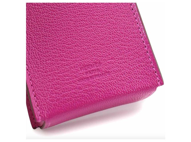 Hermès Estojo de cigarros 1938 Couro de Cabra Mysore Magnolia Roxo - vista 3