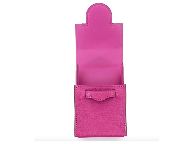 Hermès Estojo de cigarros 1938 Couro de Cabra Mysore Magnolia Roxo - vista 5