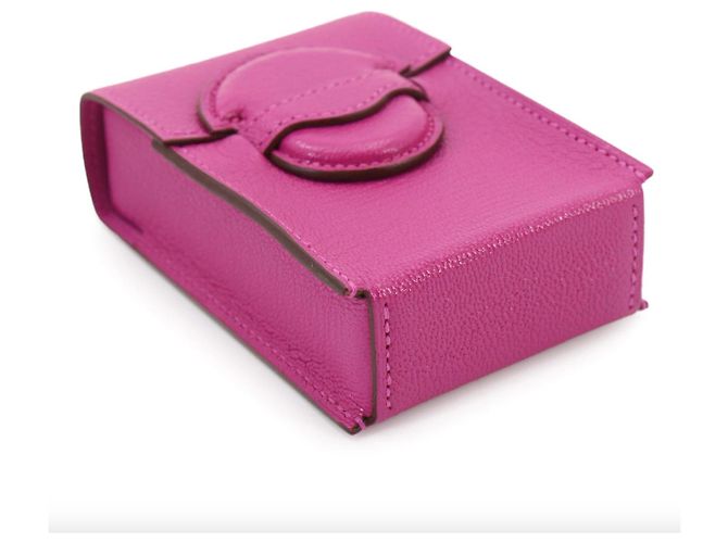 Hermès Estojo de cigarros 1938 Couro de Cabra Mysore Magnolia Roxo - vista 6