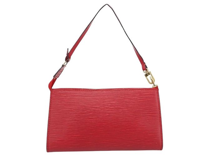 Louis Vuitton Pochette Accessoires Epi Medium Rosso - vista 2