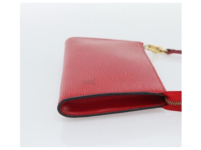 Louis Vuitton Pochette Accessoires Epi Medium Rosso - vista 4