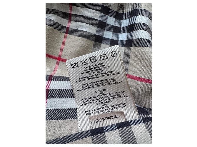 Impermeable Burberry Negro Forro Nova Check - vista 10