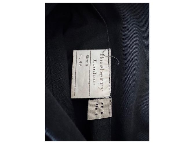 Impermeable Burberry Negro Forro Nova Check - vista 8