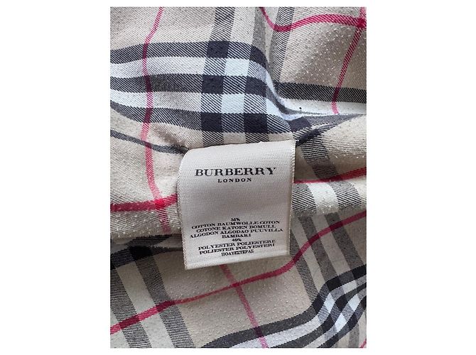 Impermeable Burberry Negro Forro Nova Check - vista 9