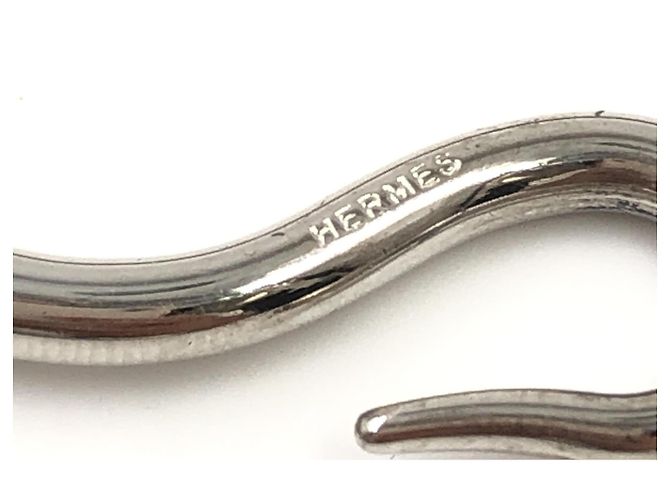 Hermès Hermes Jumbo Hook Pelle Intrecciata e Metallo small Marrone - vista 5