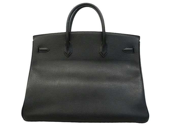 Hermès Borsa Hermes Birkin 40 in pelle Ardennes nera Nero - vista 12