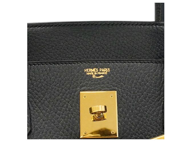 Hermès Borsa Hermes Birkin 40 in pelle Ardennes nera Nero - vista 5