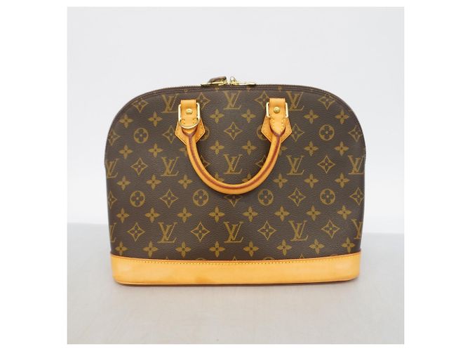 Borsa Louis Vuitton Alma Monogram M51130 Marrone - vista 11