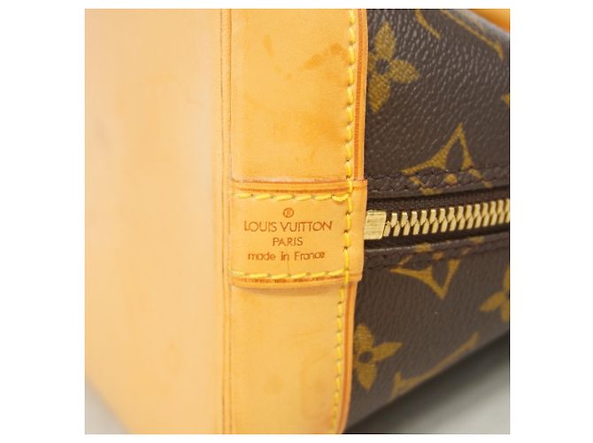 Borsa Louis Vuitton Alma Monogram M51130 Marrone - vista 5