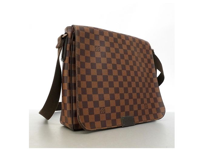 Borsa a tracolla Louis Vuitton Damier District MM Damier ebene - vista 2