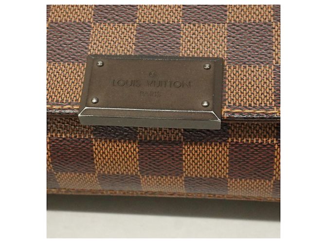 Borsa a tracolla Louis Vuitton Damier District MM Damier ebene - vista 9