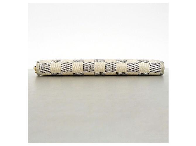 Louis Vuitton Damier Azur Zippy Wallet Weiß - Ansicht 3