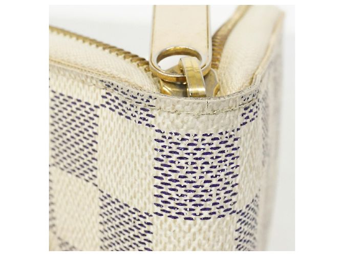 Louis Vuitton Damier Azur Zippy Wallet Weiß - Ansicht 7