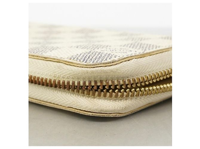 Louis Vuitton Damier Azur Zippy Wallet Weiß - Ansicht 8