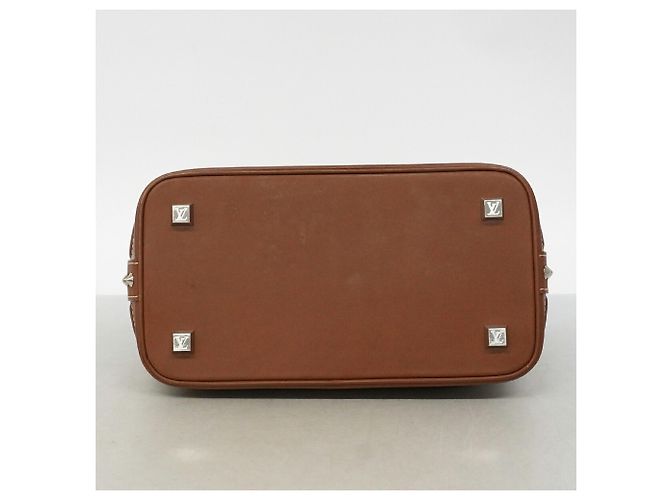 Borsa Louis Vuitton Suhali Lockit PM Marrone - vista 3