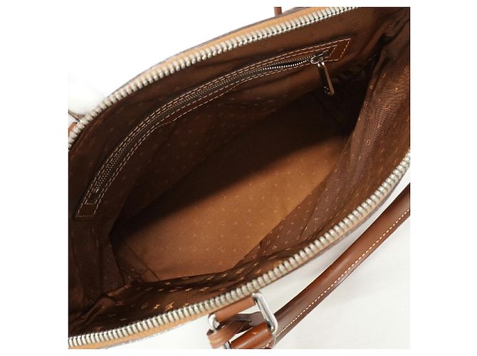 Borsa Louis Vuitton Suhali Lockit PM Marrone - vista 4