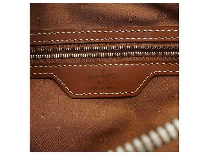 Borsa Louis Vuitton Suhali Lockit PM Marrone - vista 5