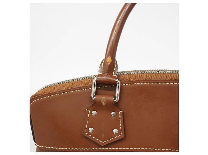 Borsa Louis Vuitton Suhali Lockit PM Marrone - vista 6