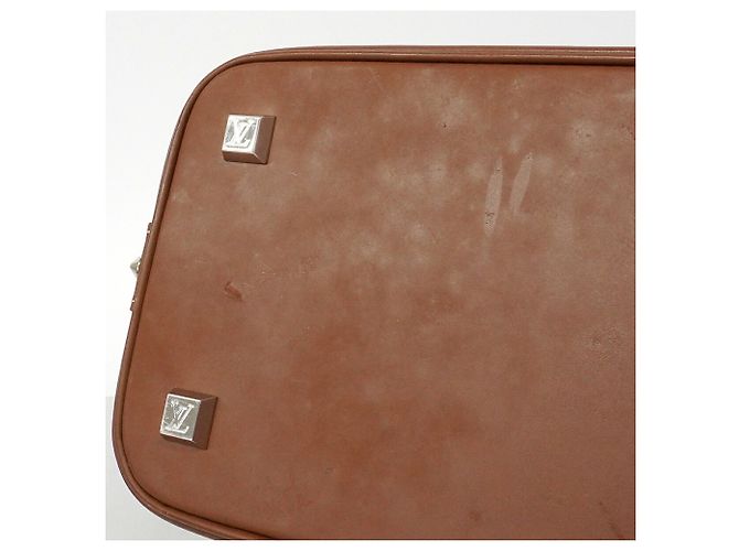 Borsa Louis Vuitton Suhali Lockit PM Marrone - vista 9